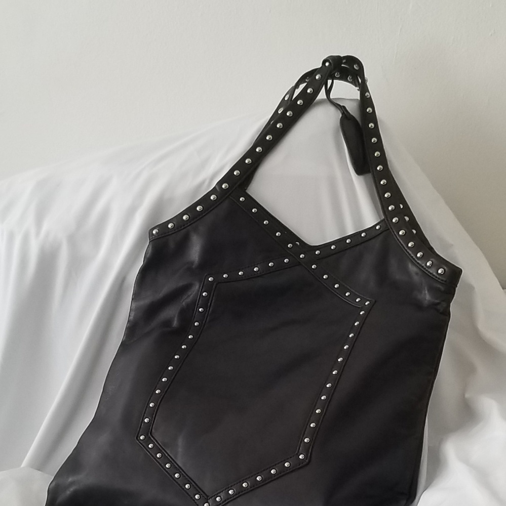 Badgley Mischka Leather bag 2 styles 1 bag - Picture 6 of 8